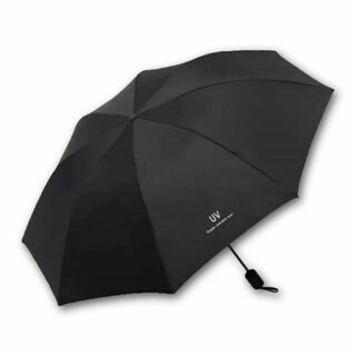 日傘 折りたたみ 晴雨兼用　ブラック　軽量 コンパクト　 紫外線　雨傘　大きい(その他)