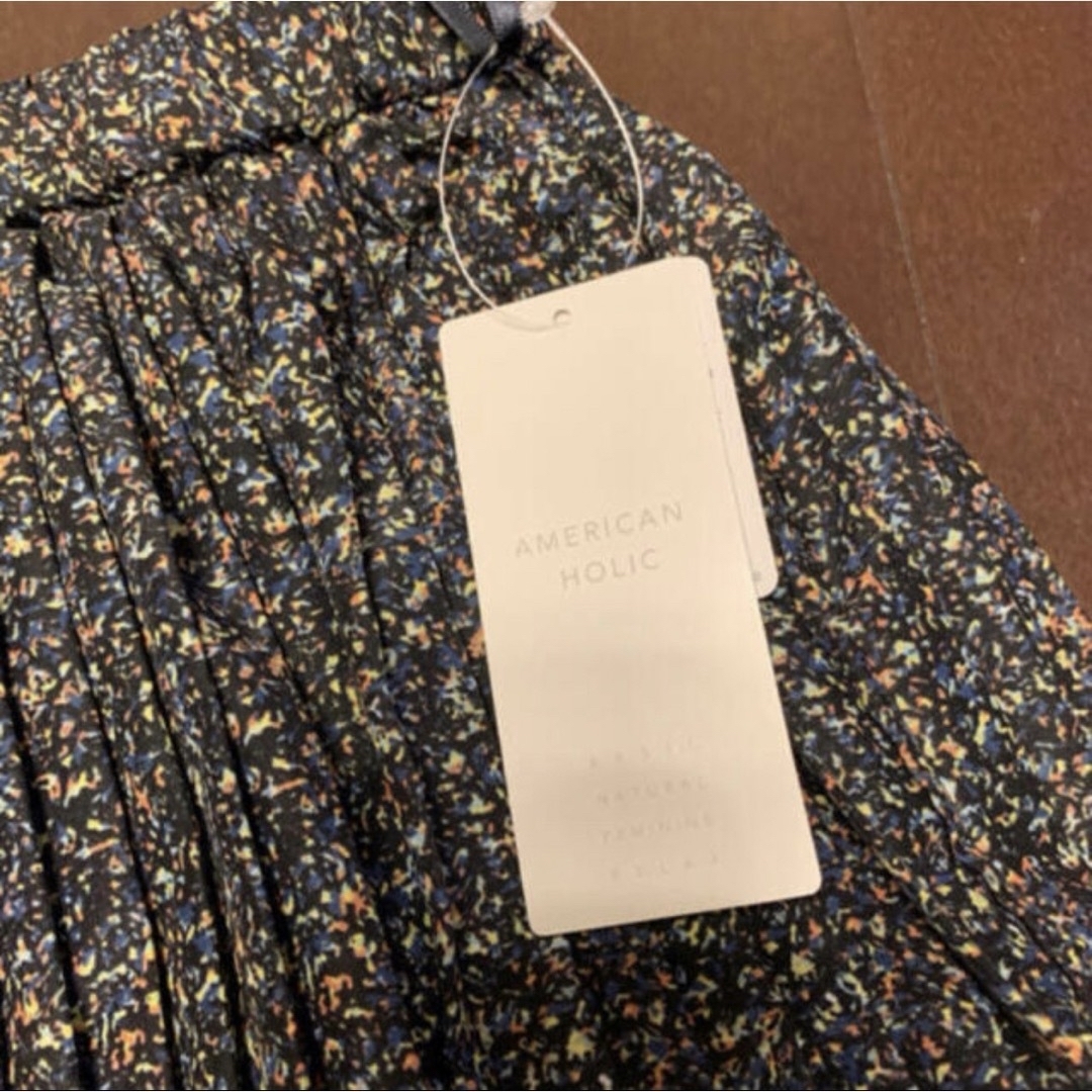 AMERICAN HOLIC(アメリカンホリック)のプリーツギャザー　ロングスカート  ❶ レディースのスカート(ロングスカート)の商品写真