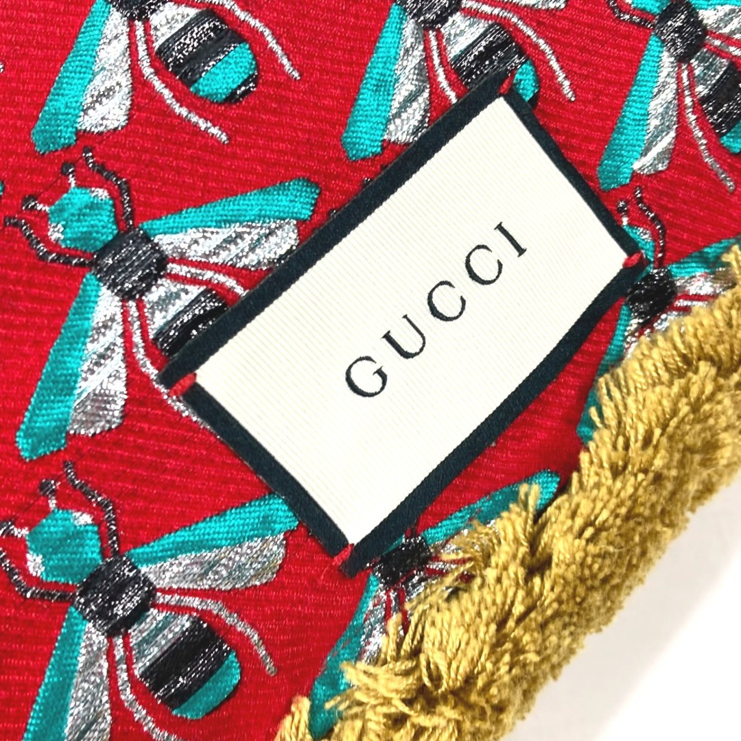 Gucci(グッチ)のグッチ GUCCI タイガー 虎 アニマル 横型 刺繍 ピロー 枕 インテリア フラワー フローラ 花 クッション ベロア グリーン 美品 インテリア/住まい/日用品のインテリア小物(クッション)の商品写真