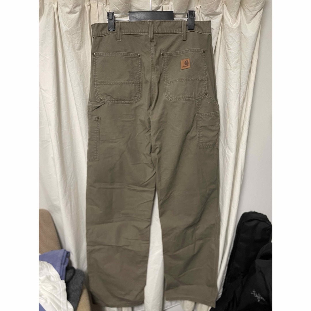 carhartt(カーハート)のカーハート　ダブルニー　ワークパンツ　チノパン　デニム　USA製 メンズのパンツ(ワークパンツ/カーゴパンツ)の商品写真