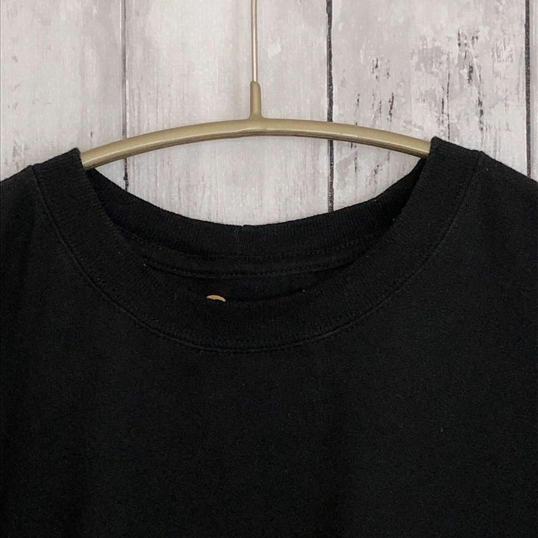 carhartt(カーハート)のカーハート　胸ポケット付き　黒ブラック　半袖Ｔシャツ　サイズＸＬ　メンズ　古着 メンズのトップス(Tシャツ/カットソー(半袖/袖なし))の商品写真