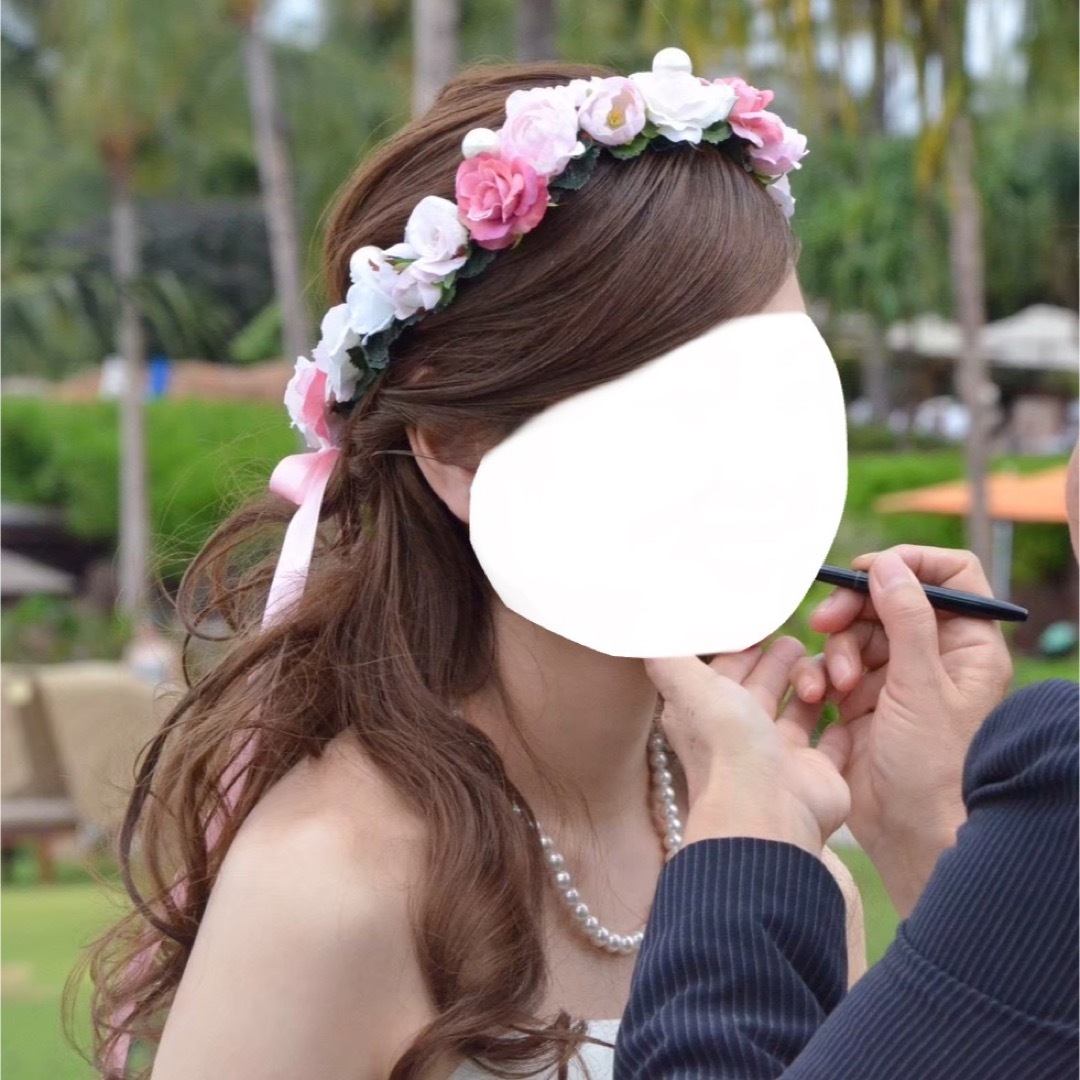 花冠 ヘッドドレス レディースのヘアアクセサリー(その他)の商品写真