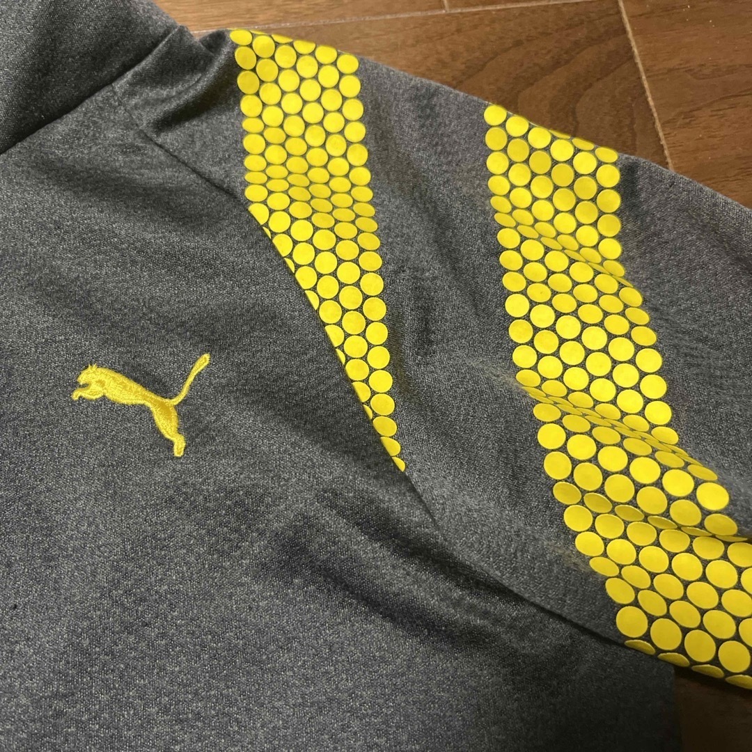 PUMA(プーマ)のプーマ　ジャージ　140 グレー キッズ/ベビー/マタニティのキッズ服男の子用(90cm~)(ジャケット/上着)の商品写真