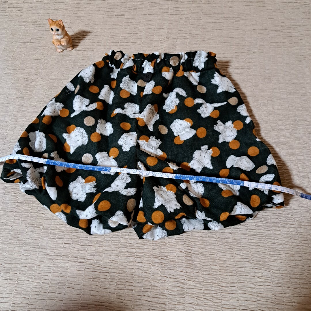 ハンドメイド　バルーンパンツ　カボチャパンツ　裏地有　110～120cm　ガーゼ キッズ/ベビー/マタニティのキッズ服女の子用(90cm~)(パンツ/スパッツ)の商品写真