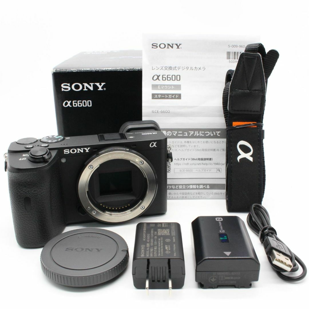 SONY(ソニー)の★美品★SONY α6600 ボディ ILCE-6600 ショット数11366回 スマホ/家電/カメラのカメラ(ミラーレス一眼)の商品写真