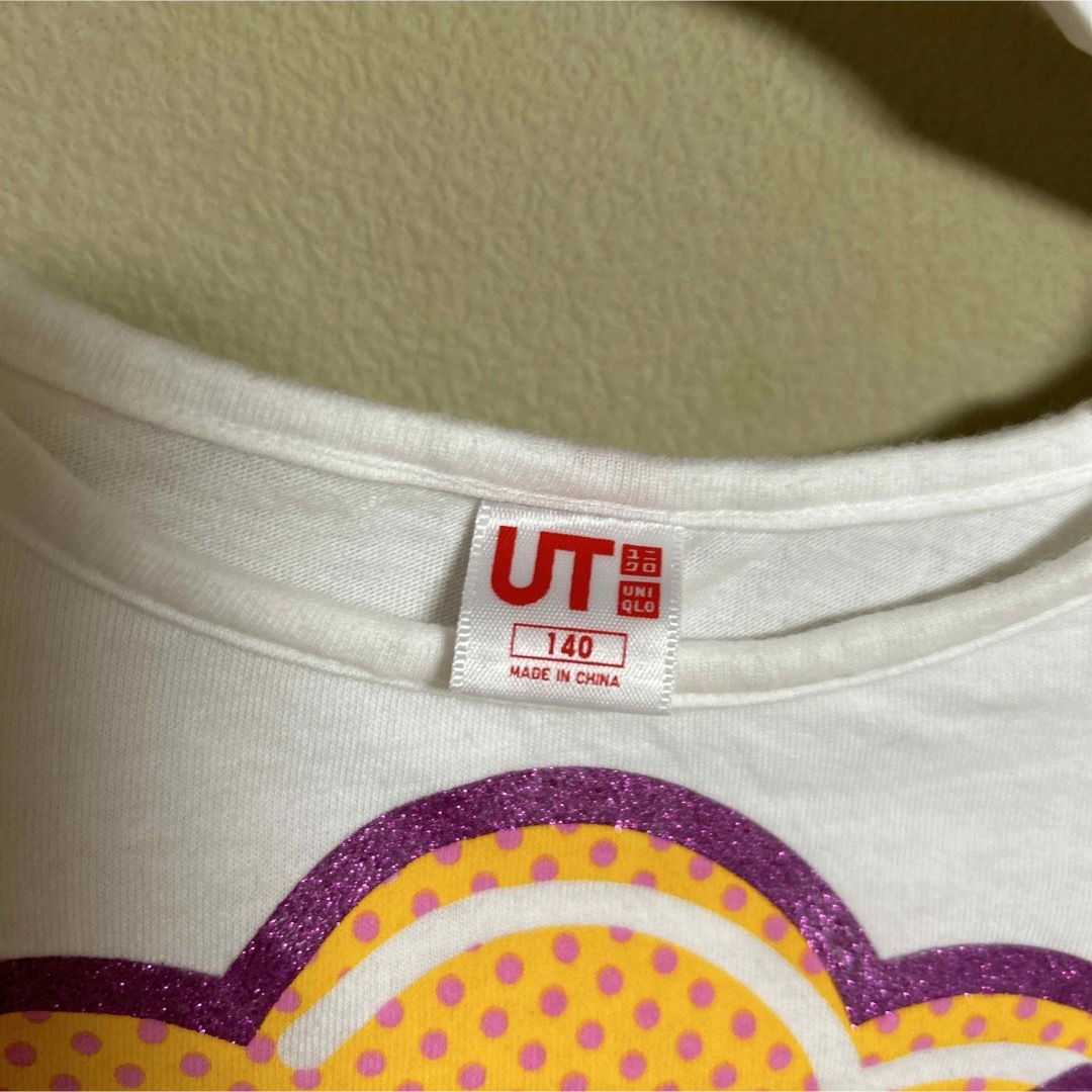 UNIQLO(ユニクロ)の双子　女の子　140   Tシャツ　 チュニック　 ユニクロ　UNIQLO  キッズ/ベビー/マタニティのキッズ服女の子用(90cm~)(Tシャツ/カットソー)の商品写真