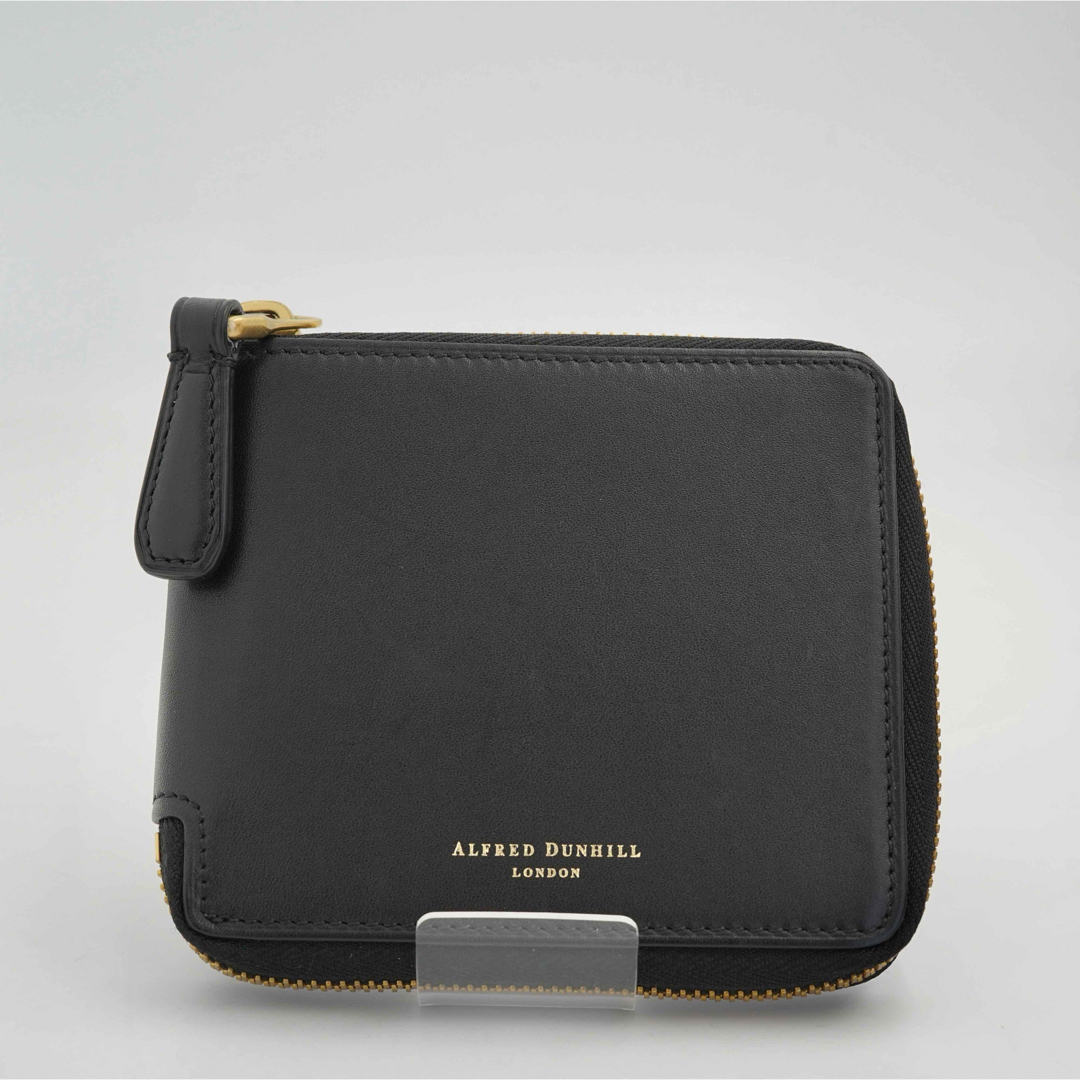 Dunhill(ダンヒル)の【極美品】dunhill ラウンドファスナー  ミニ財布 ブラック メンズ レディースのファッション小物(財布)の商品写真