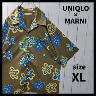 【UNIQLO × MARNI】オーバーサイズオープンカラーシャツ　D1015