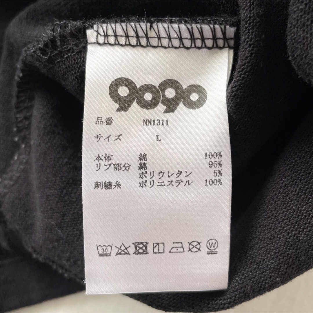 中古◆ソニックザヘジホッグ×ナインティナインティL黒9090長袖プリントロンT メンズのトップス(Tシャツ/カットソー(七分/長袖))の商品写真