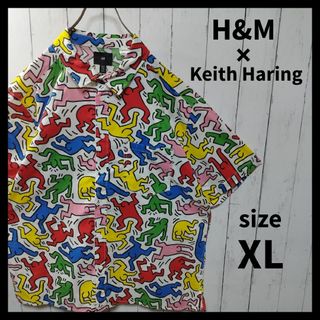 H&M - 【H&M × Keith Haring】Patterned Shirt　D996