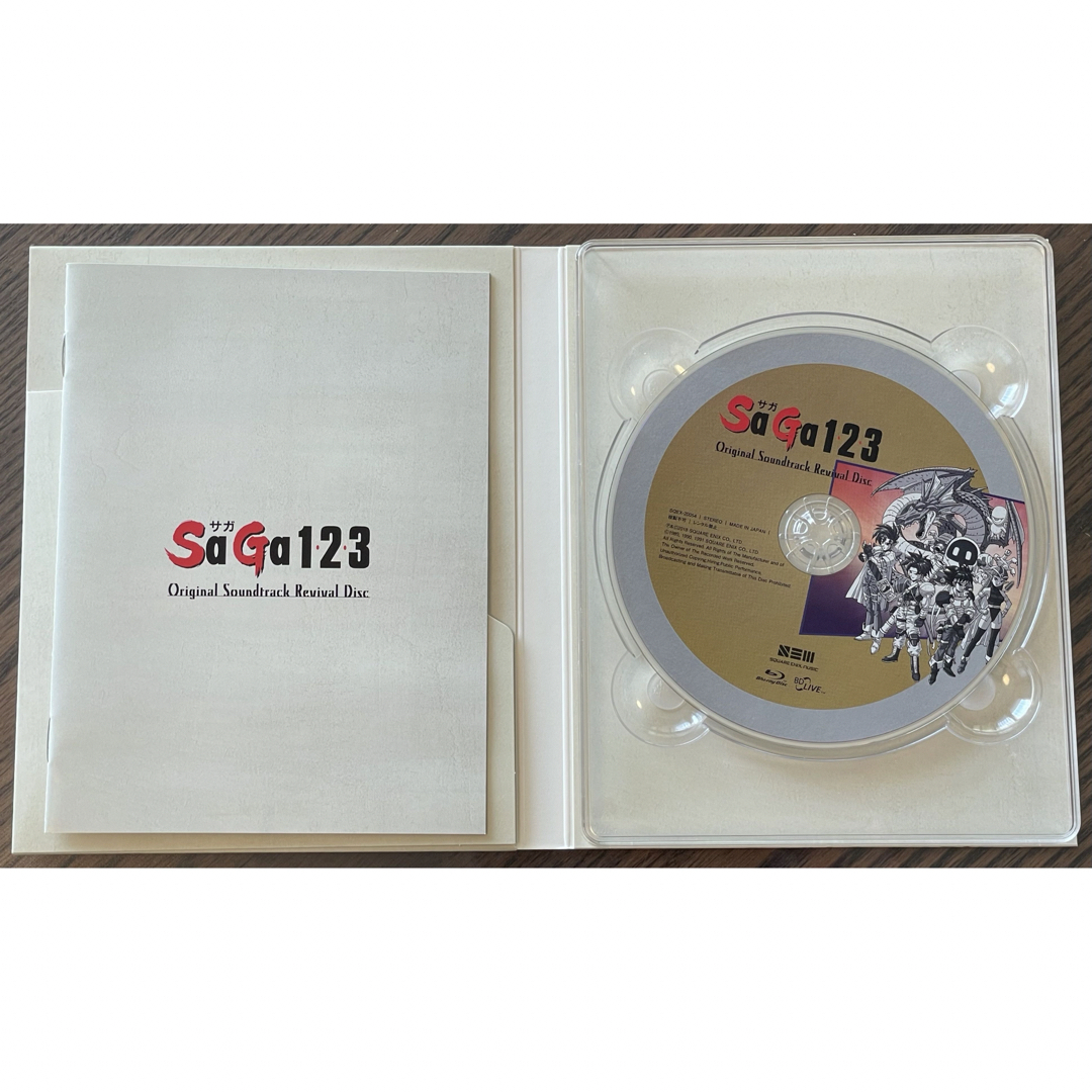 SQUARE ENIX(スクウェアエニックス)のSaGa 1,2,3 Soundtrack Revival Disc サガOST エンタメ/ホビーのCD(ゲーム音楽)の商品写真