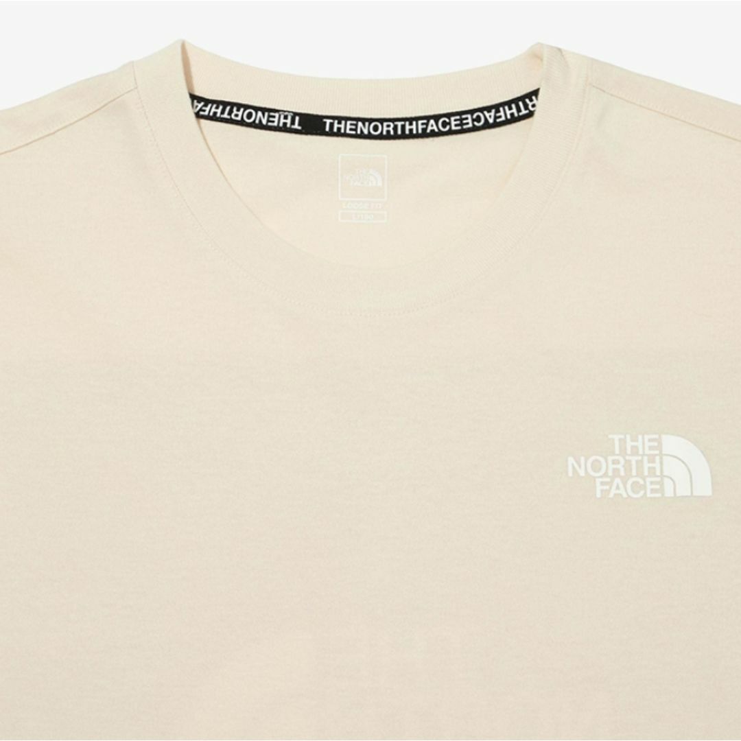 THE NORTH FACE(ザノースフェイス)のノースフェイス Tシャツ 半袖 バンダナ ビックロゴ ベージュ/M K539A メンズのトップス(Tシャツ/カットソー(半袖/袖なし))の商品写真