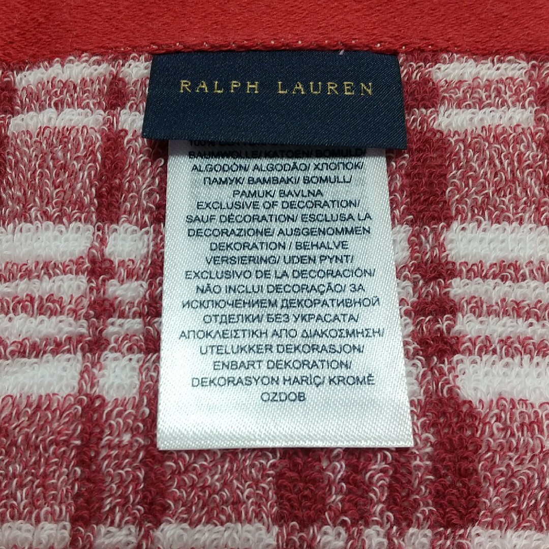 Ralph Lauren(ラルフローレン)の【X396302】ラルフローレン タオル② レディースのファッション小物(ハンカチ)の商品写真
