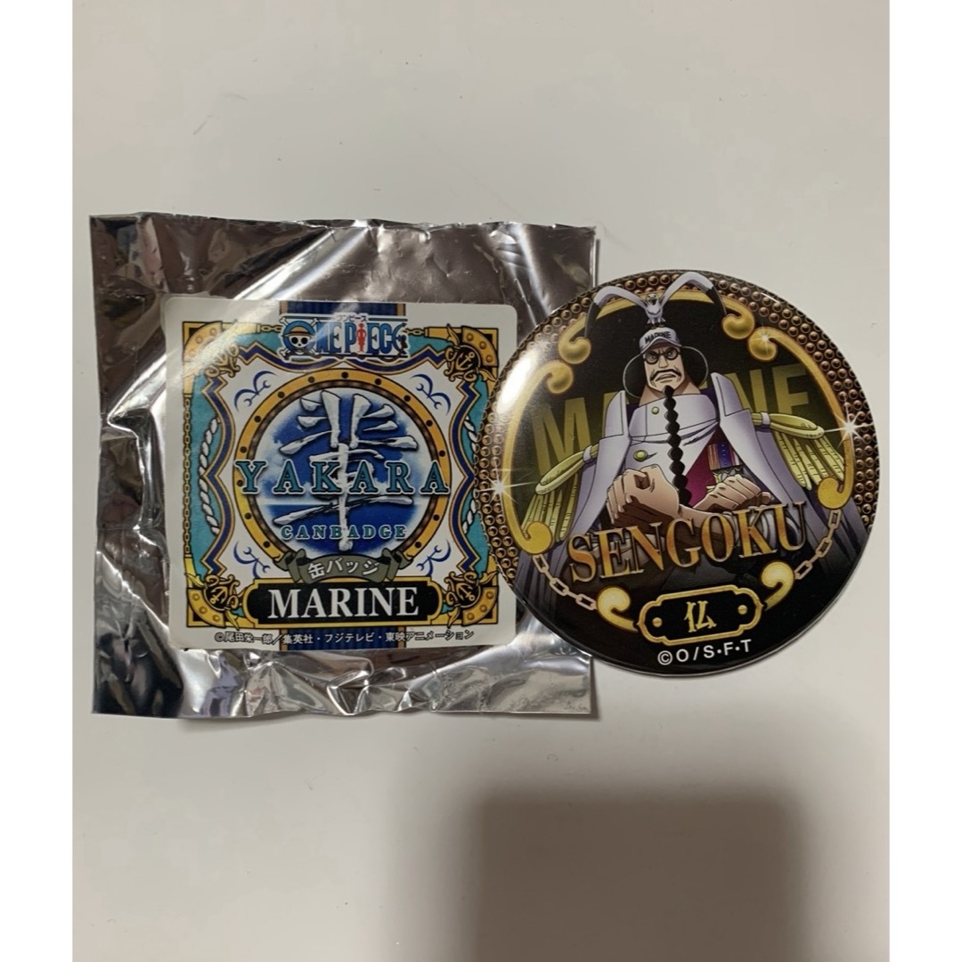 ONE PIECE(ワンピース)のワンピース　センゴク　缶バッジ　輩　marine ② エンタメ/ホビーのアニメグッズ(バッジ/ピンバッジ)の商品写真