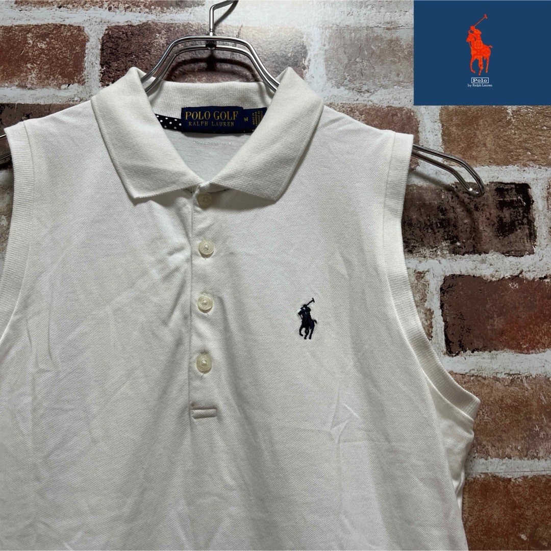 POLO RALPH LAUREN(ポロラルフローレン)の超大特価❗️ポロ　ラルフローレン  ノースリーブ  ベスト❗️ レディースのトップス(シャツ/ブラウス(半袖/袖なし))の商品写真