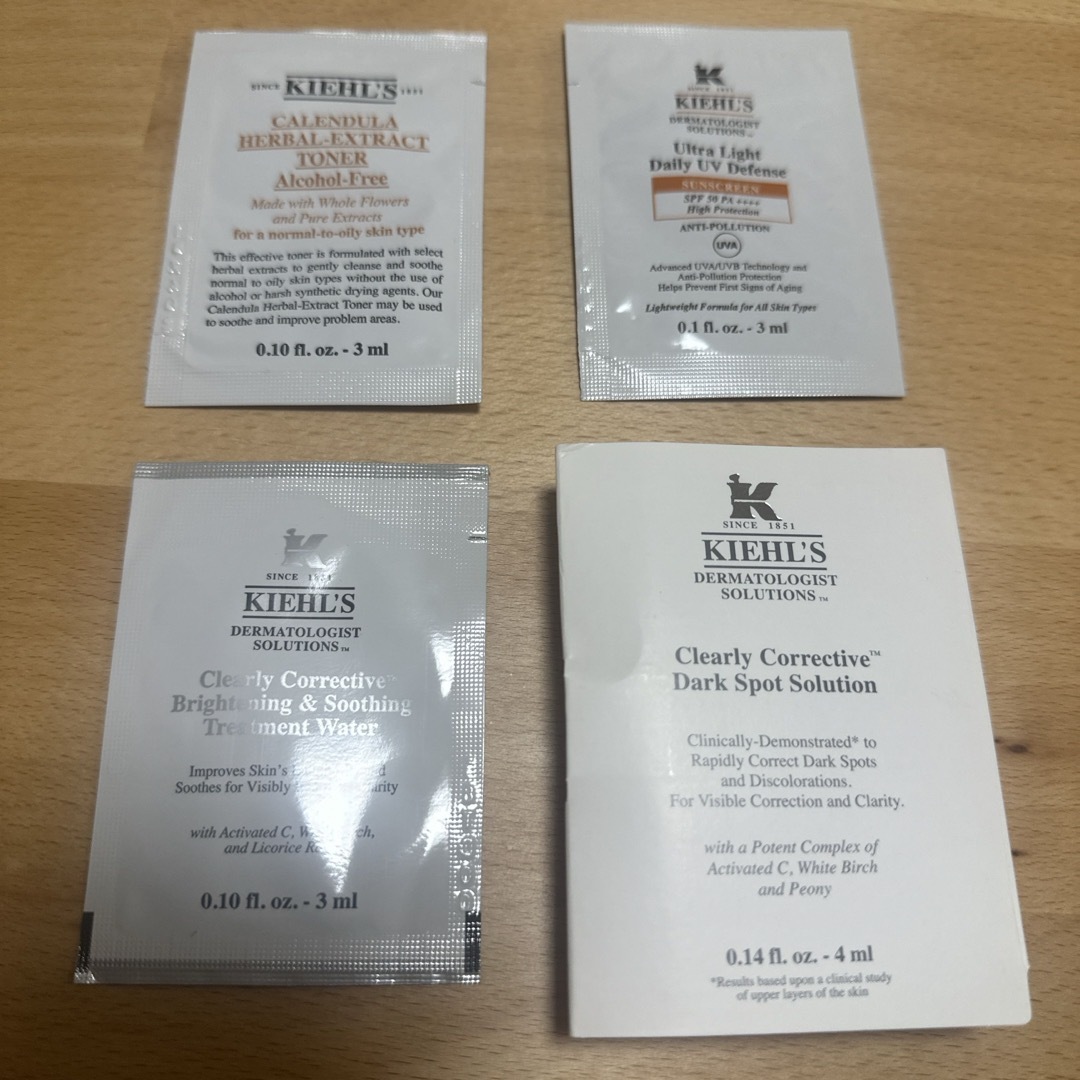 Kiehl's(キールズ)のキールズ　サンプルセット コスメ/美容のスキンケア/基礎化粧品(化粧水/ローション)の商品写真