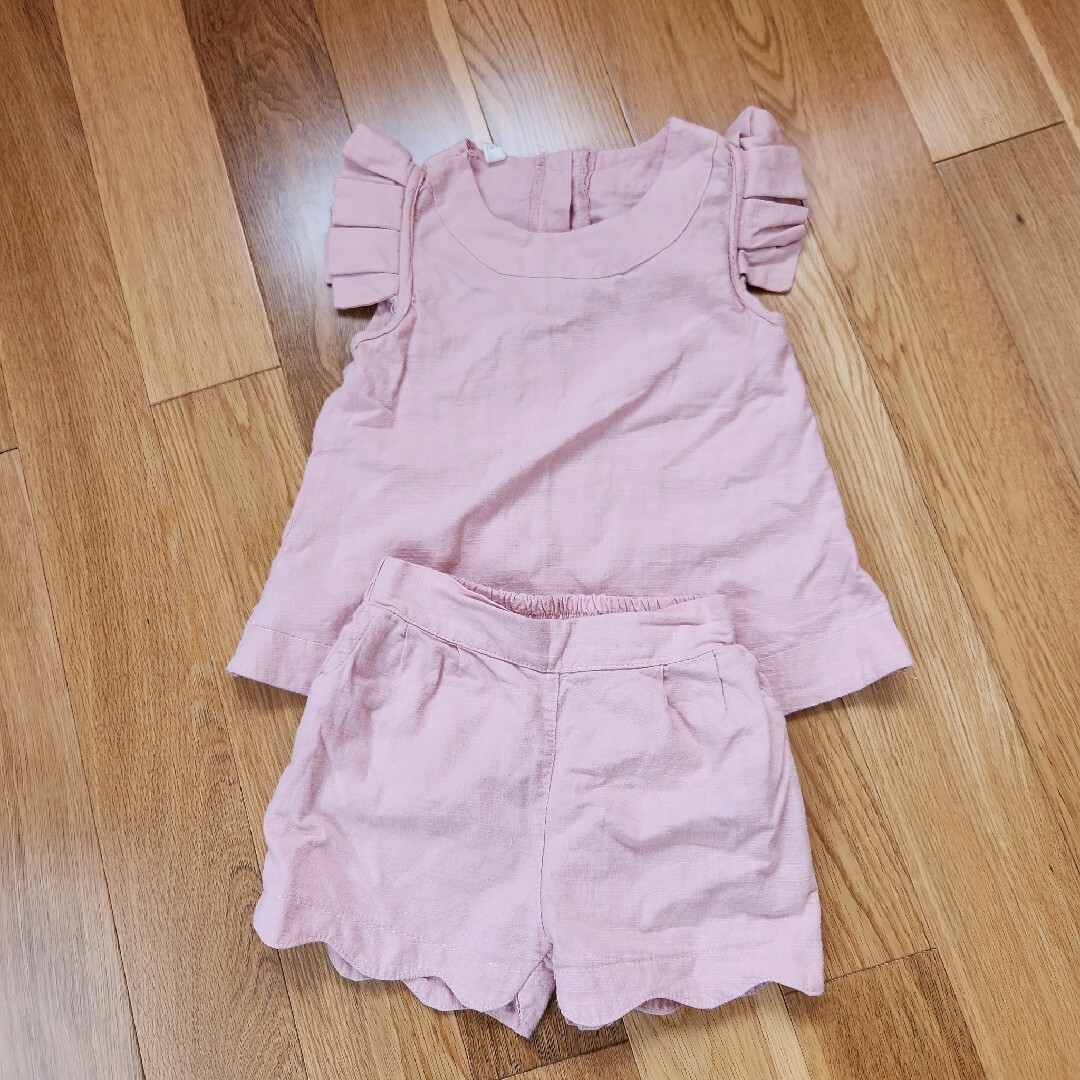 セットアップ　90～95　 韓国子供服 キッズ/ベビー/マタニティのキッズ服女の子用(90cm~)(Tシャツ/カットソー)の商品写真