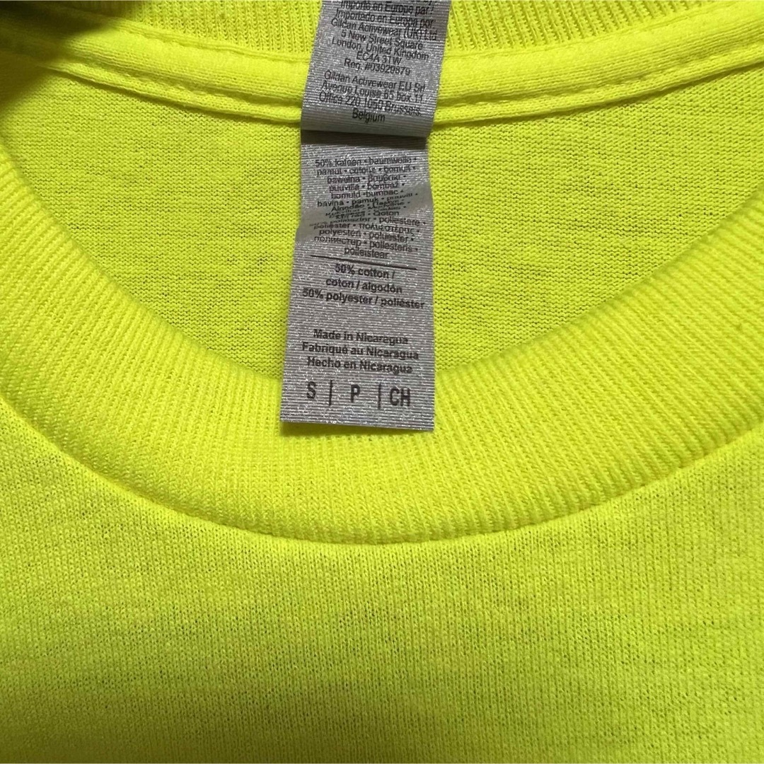 GILDAN(ギルタン)の新品 GILDAN ギルダン 半袖Tシャツ ネオンイエロー S メンズのトップス(Tシャツ/カットソー(半袖/袖なし))の商品写真