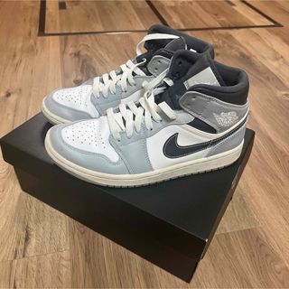 ナイキ(NIKE)のNike Air Jordan 1 MidGreyWhiteAnthracite(スニーカー)