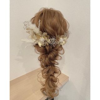 ヘアアクセサリー　アメリカンフラワー