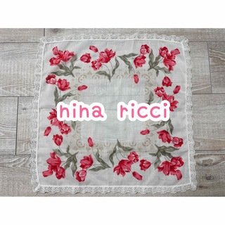 NINA RICCI - nina ricci/ニナリッチ/レースハンカチ/チューリップ