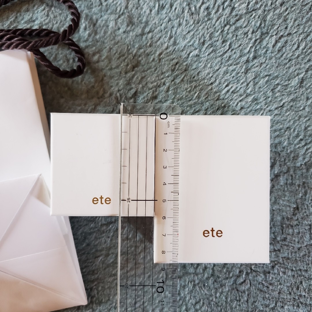 ete(エテ)のショッパーバッグ 、 ジュエリーボックス2種 ( ete ) レディースのバッグ(ショップ袋)の商品写真