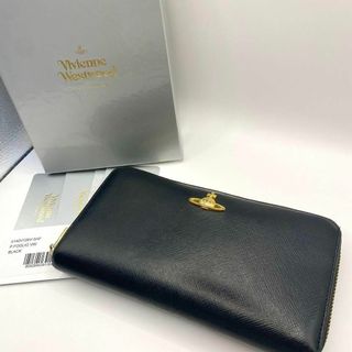 ヴィヴィアンウエストウッド(Vivienne Westwood)の【良品】　ギャランティ　ヴィヴィアンウエストウッド　長財布　ブラック　黒　財布(財布)