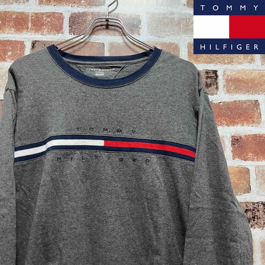 TOMMY HILFIGER(トミーヒルフィガー)の超大特価❗️トミーヒルフィガー　ロングTシャツ❗️ メンズのトップス(Tシャツ/カットソー(七分/長袖))の商品写真