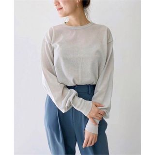 ドゥーズィエムクラス(DEUXIEME CLASSE)のドゥーズィエムクラス　アパルトモン　C/N Sheer KNIT ニット (ニット/セーター)