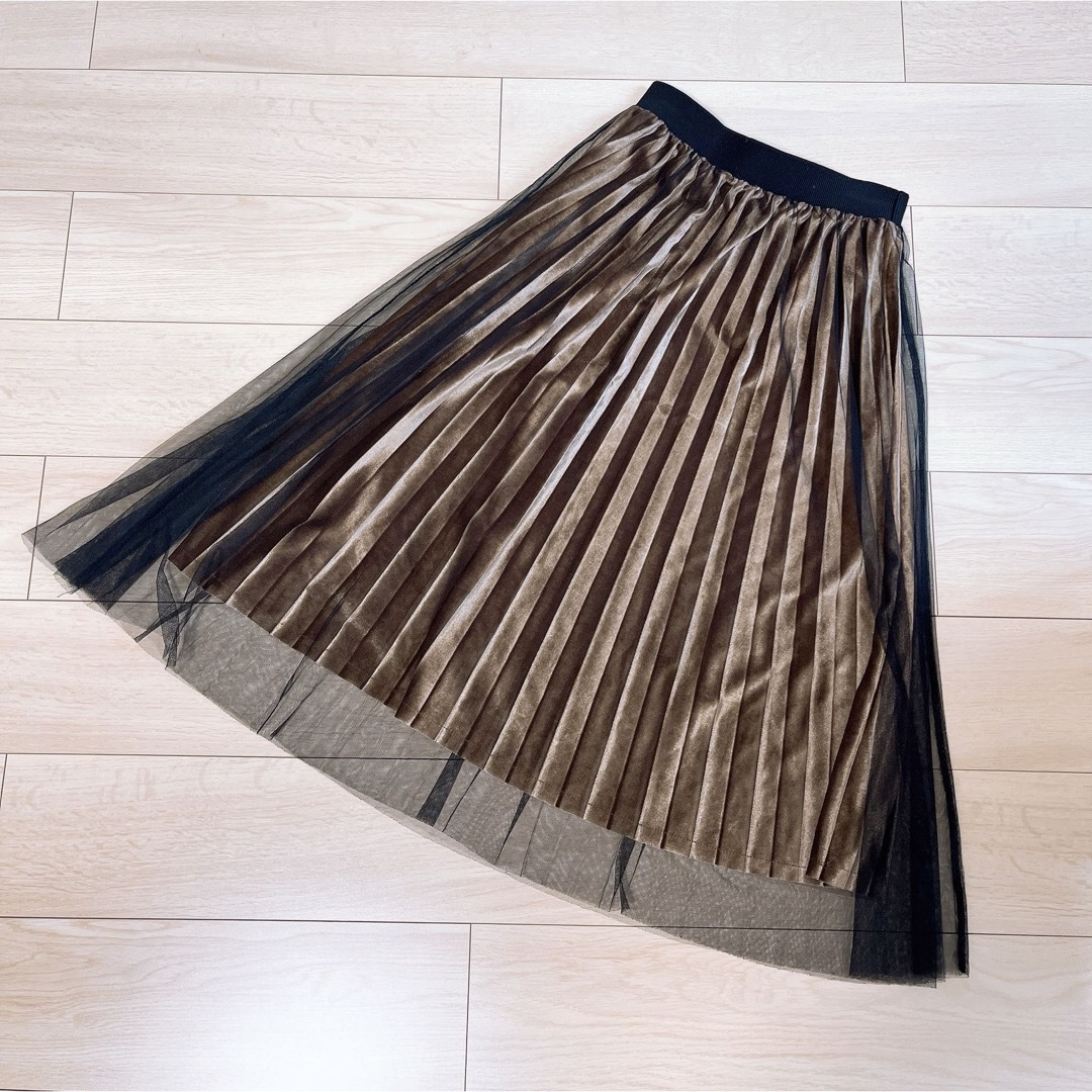 チュールスカート レディースのスカート(ロングスカート)の商品写真