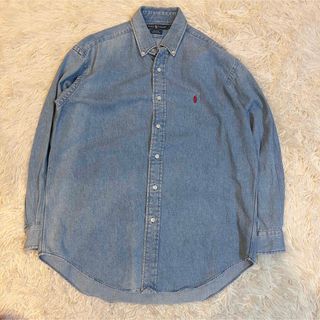 ラルフローレン(Ralph Lauren)の90sRalph Lauren ラルフローレン BLAKE デニムシャツ  M(シャツ)