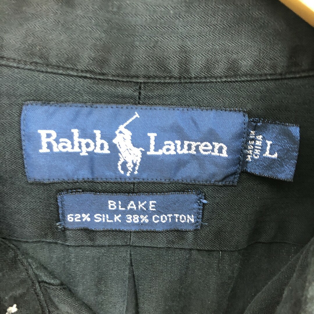 Ralph Lauren(ラルフローレン)の古着 ラルフローレン Ralph Lauren CLASSIC FIT 長袖 ボタンダウンシャツ メンズL /eaa447161 メンズのトップス(シャツ)の商品写真