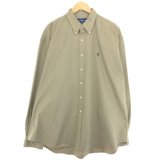 ラルフローレン(Ralph Lauren)の古着 ラルフローレン Ralph Lauren BLAKE 長袖 ボタンダウンシャツ メンズXXL /eaa447163(シャツ)