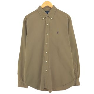 ラルフローレン(Ralph Lauren)の古着 ラルフローレン Ralph Lauren CLASSIC FIT 長袖 ボタンダウンシャツ メンズL /eaa447164(シャツ)