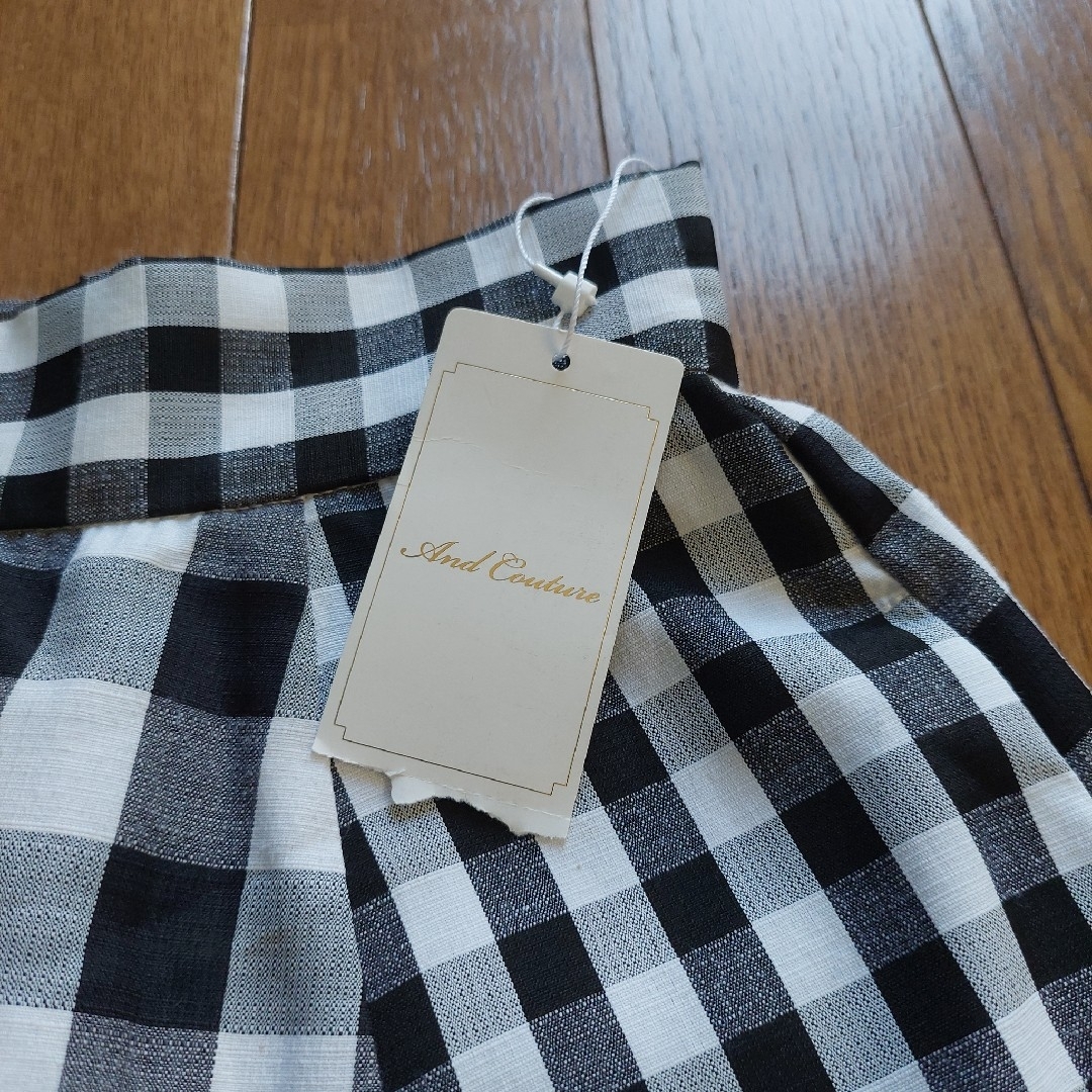 And Couture(アンドクチュール)のアンドクチュール　ギンガムチェックスカート レディースのスカート(ひざ丈スカート)の商品写真