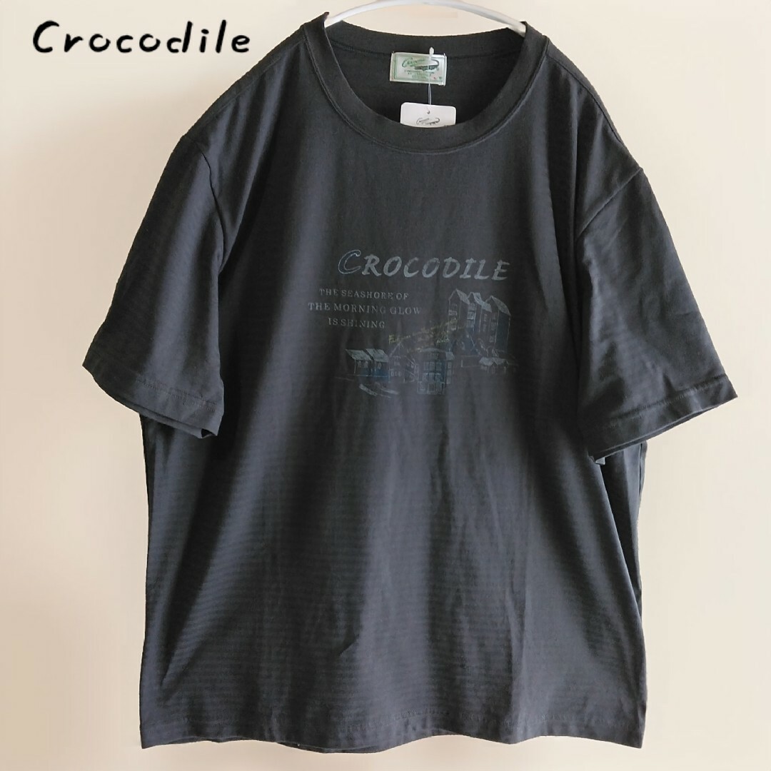 Crocodile(クロコダイル)のメンズ Tシャツ Lサイズ タグ付 クロコダイル メンズのトップス(Tシャツ/カットソー(半袖/袖なし))の商品写真