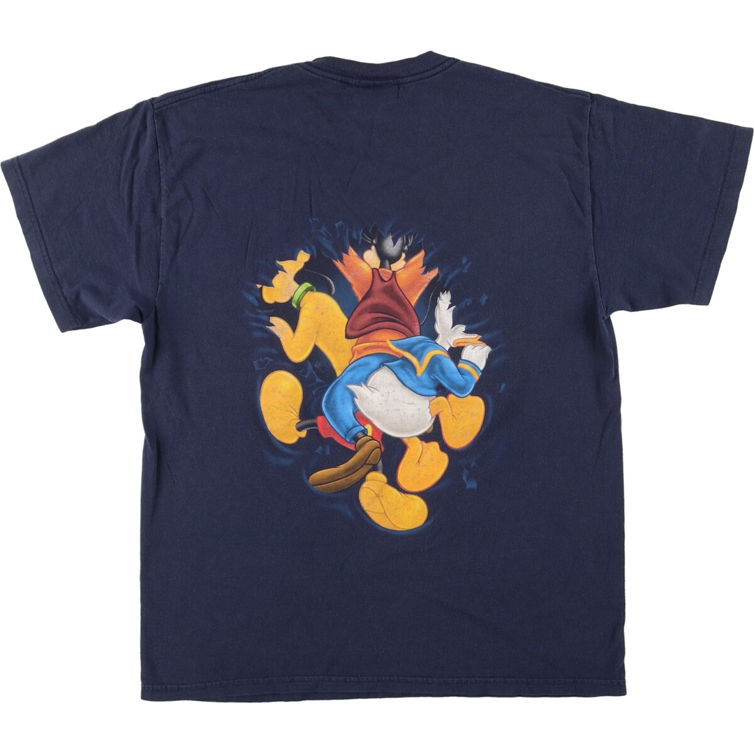 古着 WALT DISNEY WORLD DISNEY ディズニー キャラクタープリントTシャツ メンズL /eaa443414 メンズのトップス(Tシャツ/カットソー(半袖/袖なし))の商品写真