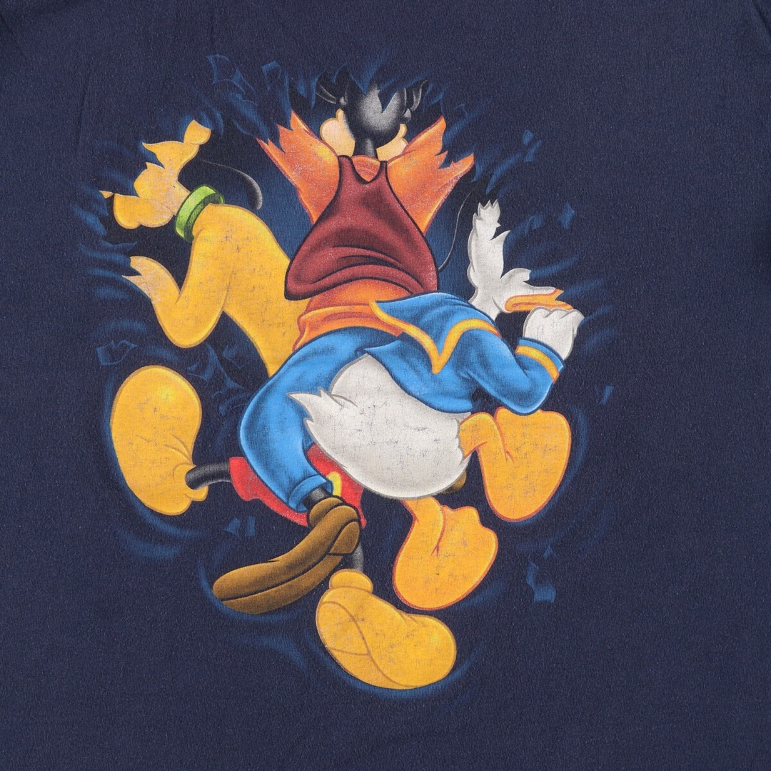 古着 WALT DISNEY WORLD DISNEY ディズニー キャラクタープリントTシャツ メンズL /eaa443414 メンズのトップス(Tシャツ/カットソー(半袖/袖なし))の商品写真