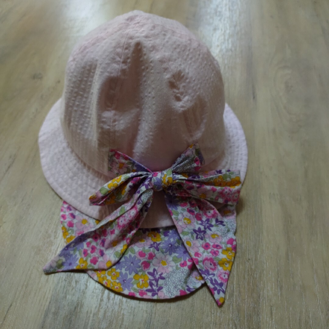 帽子 ピンク 52cm キッズ/ベビー/マタニティのこども用ファッション小物(帽子)の商品写真