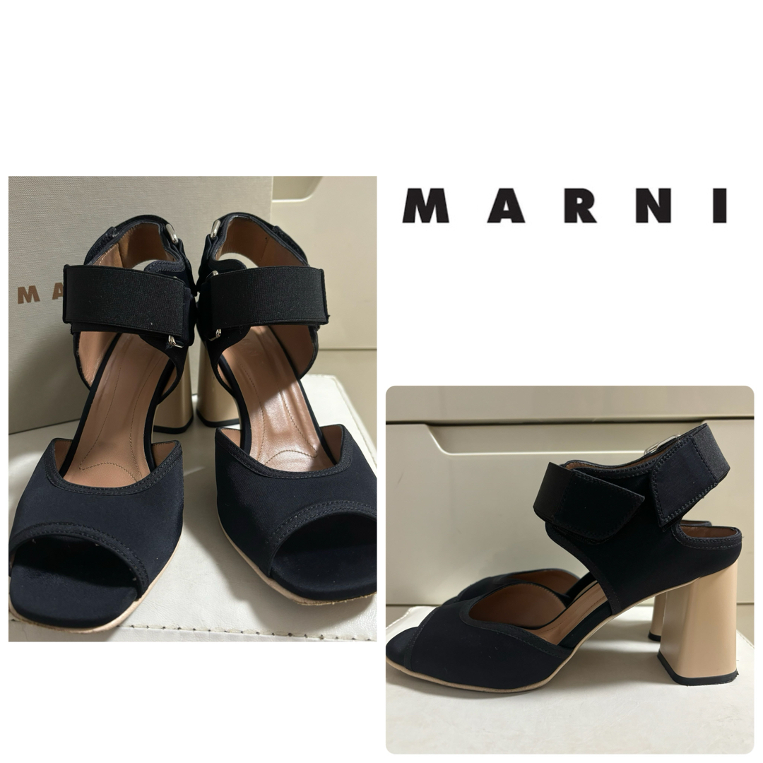 Marni(マルニ)のマルニ　ブラック　ネオプレーンサンダル レディースの靴/シューズ(サンダル)の商品写真