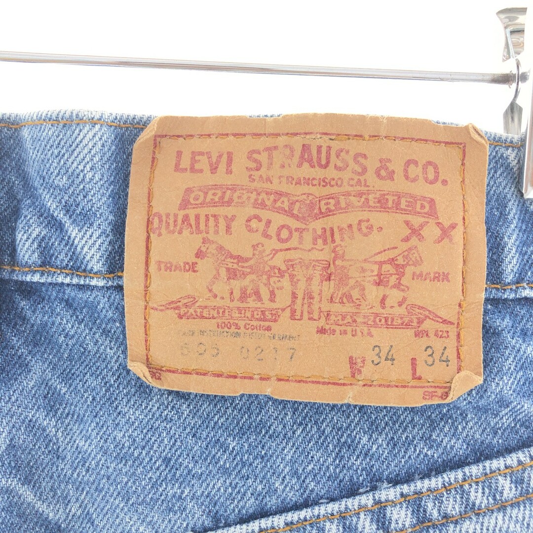 Levi's(リーバイス)の古着 リーバイス Levi's 505-0217 テーパードデニムパンツ USA製 メンズw33 /eaa391838 メンズのパンツ(デニム/ジーンズ)の商品写真