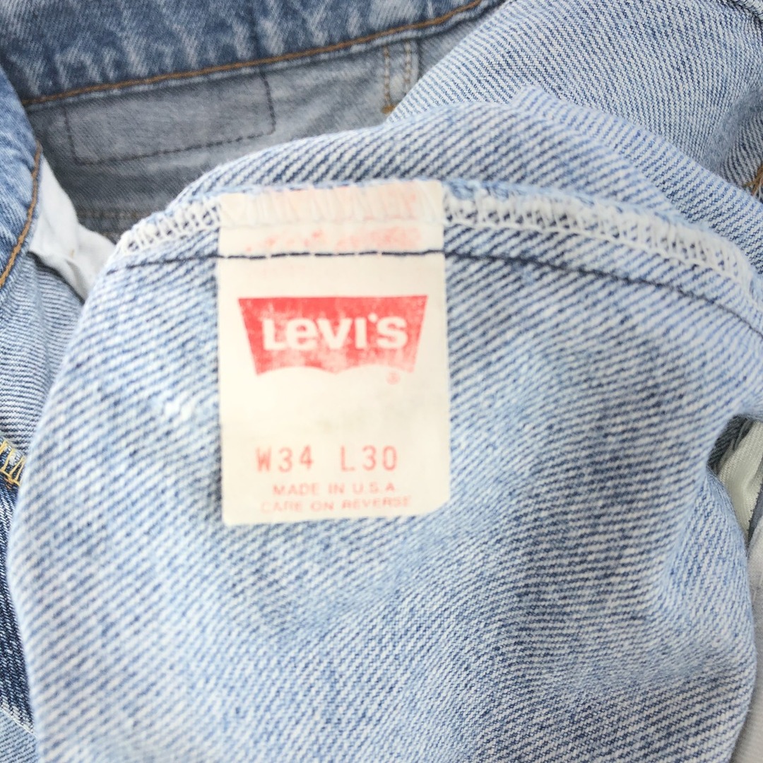 Levi's(リーバイス)の古着 90年代 リーバイス Levi's 506-0213 テーパードデニムパンツ USA製 メンズw34 ヴィンテージ /eaa391931 メンズのパンツ(デニム/ジーンズ)の商品写真