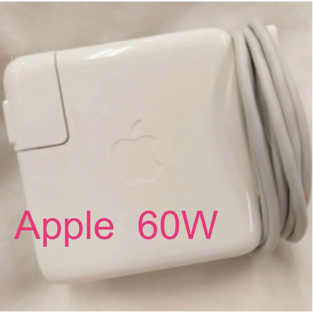 Apple(アップル)のApple 純正 MagSafe Power Adapter 充電器 60W  スマホ/家電/カメラのスマートフォン/携帯電話(バッテリー/充電器)の商品写真