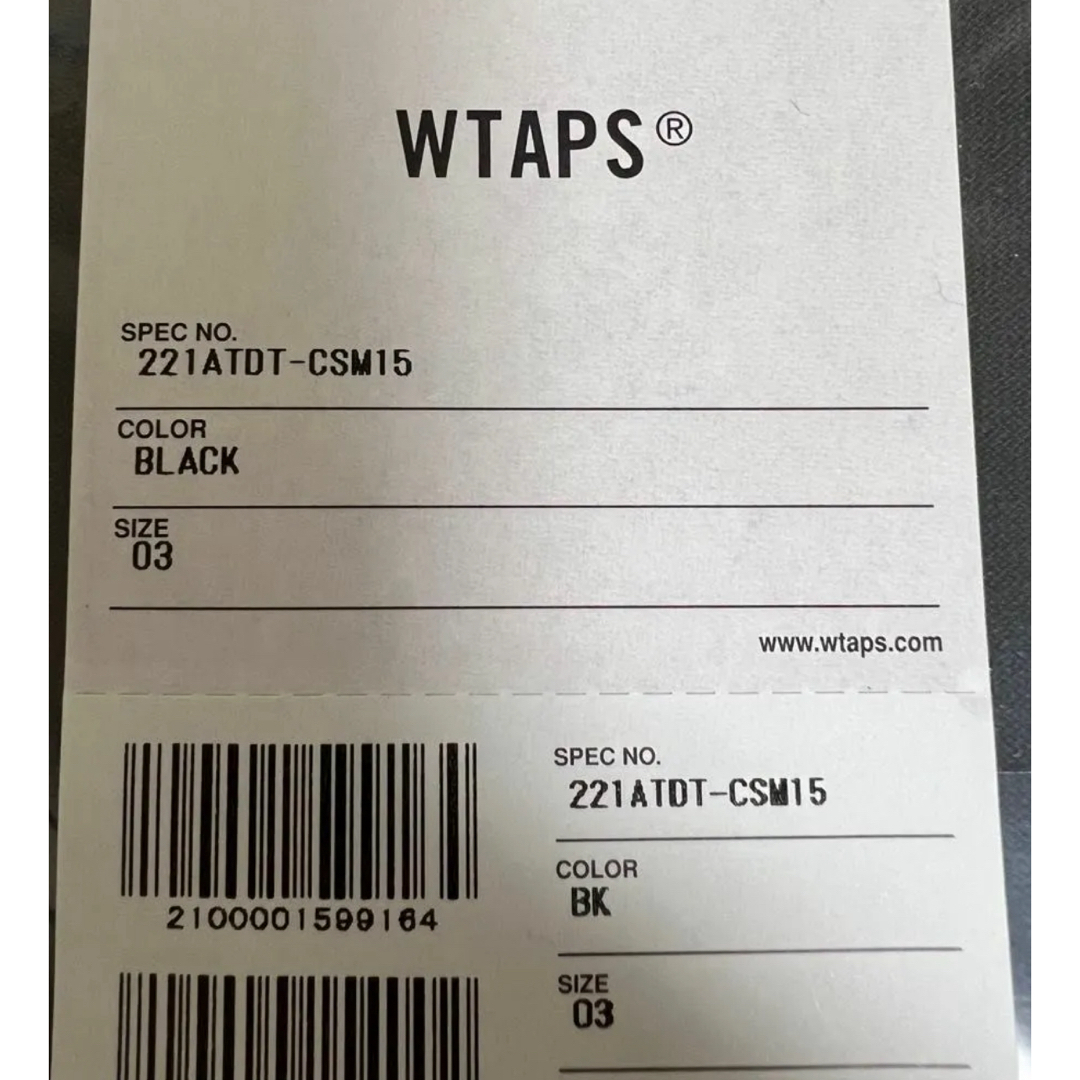 W)taps(ダブルタップス)のWTAPS  CROSS / SS / COTTON  BLACK メンズのトップス(Tシャツ/カットソー(半袖/袖なし))の商品写真
