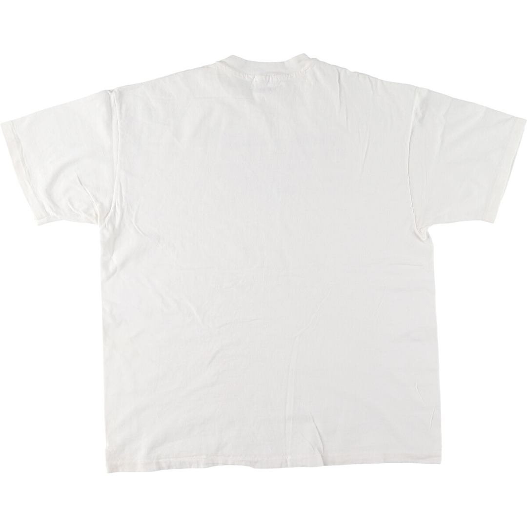 Hanes(ヘインズ)の古着 80年代 ヘインズ Hanes BEEFY-T メッセージプリントTシャツ USA製 メンズXL ヴィンテージ /eaa447409 メンズのトップス(Tシャツ/カットソー(半袖/袖なし))の商品写真