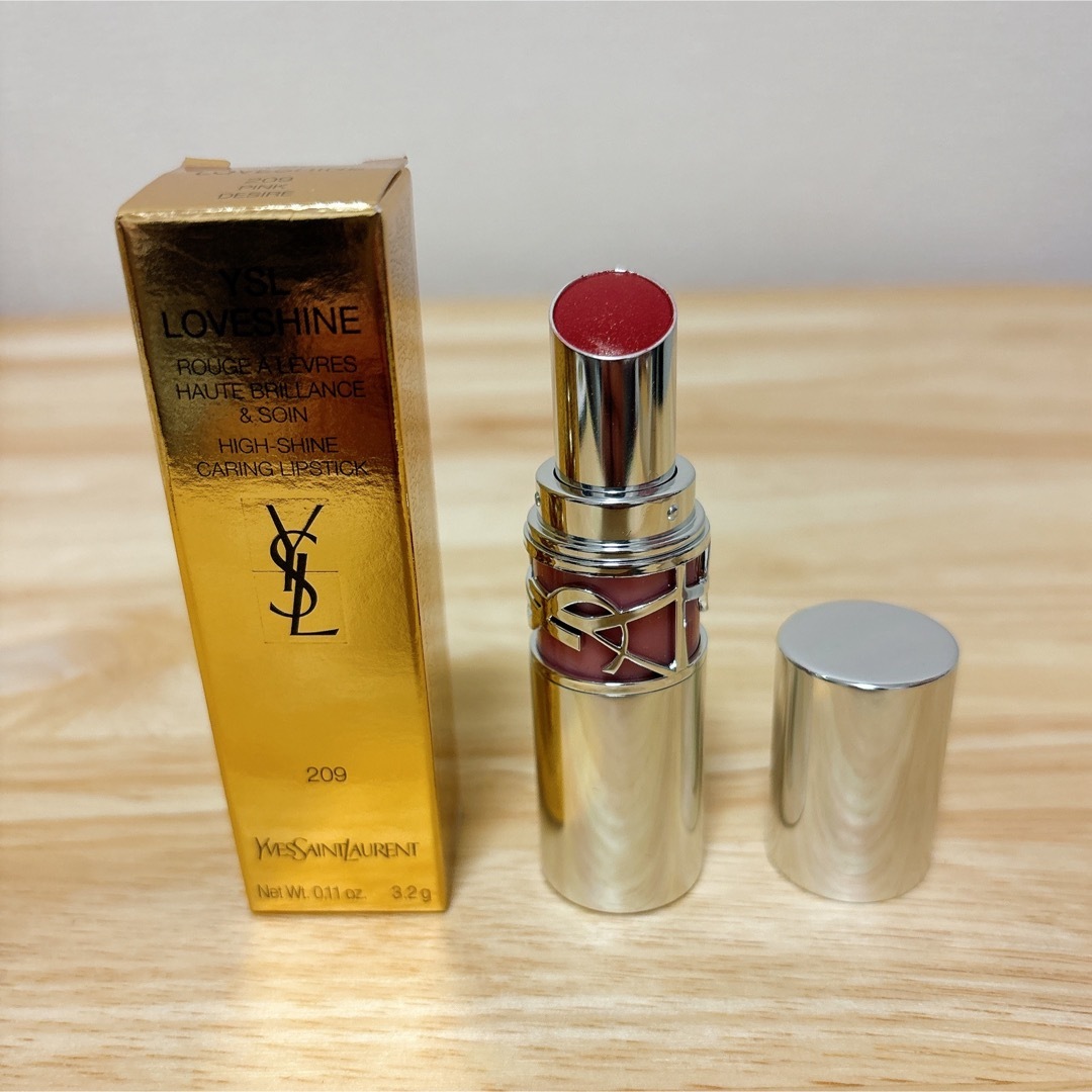 Yves Saint Laurent(イヴサンローラン)のイヴ・サンローラン　ラブシャインリップスティック　209 コスメ/美容のベースメイク/化粧品(口紅)の商品写真