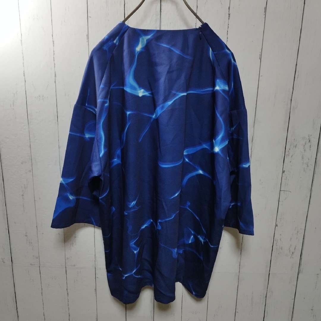 HARE(ハレ)の【HARE】Patterned Pullover Cut & Sew　D993 メンズのトップス(Tシャツ/カットソー(半袖/袖なし))の商品写真