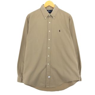 ラルフローレン(Ralph Lauren)の古着 ラルフローレン Ralph Lauren 長袖 ボタンダウンシャツ メンズXL /eaa447192(シャツ)