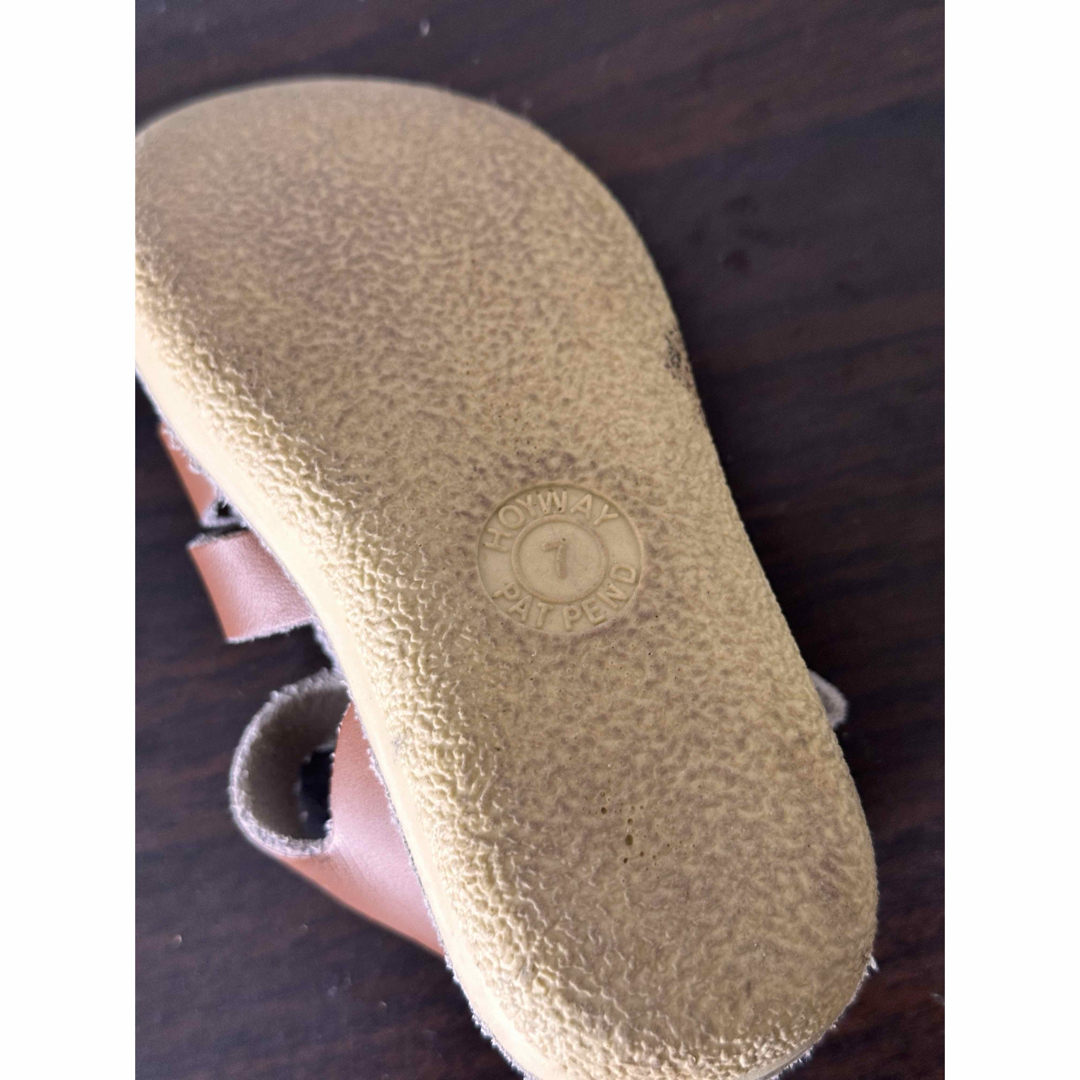 saltwater sandals / ソルトウォーター サンダル　tan キッズ/ベビー/マタニティのベビー靴/シューズ(~14cm)(サンダル)の商品写真