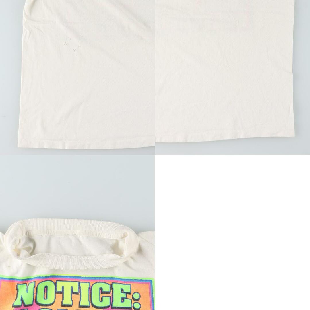 古着 90年代 メッセージプリントTシャツ メンズL ヴィンテージ /eaa447404 メンズのトップス(Tシャツ/カットソー(半袖/袖なし))の商品写真